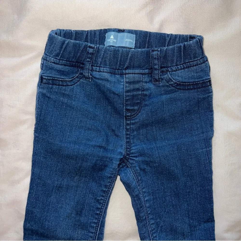 Baby GAP Kids Dark Blue Jeggings Size 4T - Picture 2 of 13